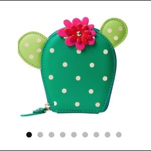 Kate Spade Cactus Zip Coin Case